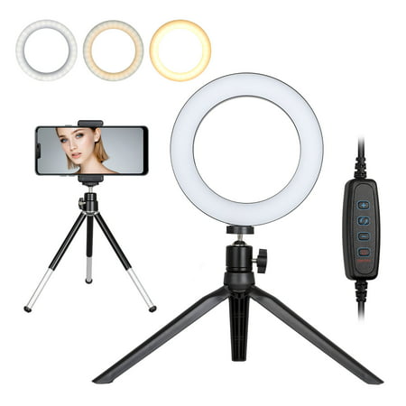 Selfie Ring Light, EEEKit Mini LED Camera Light 6
