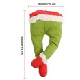 thumbnail image 3 of Adorno decorativo navideño con patas, patas rellenas de elfo DIY para decoraciones de árboles de Navidad, 3 of 5