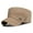 Beige, variant on Spring Summer Breathable Cotton Army Hat Baseball Cap Sun Cap Cadet Hat BEIGE