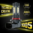 thumbnail image 2 of 9005 9006 H10 9145 4500K Golden Yellow 80W LED Fog Light Driving Bulbs Kit Pack of 2, 2 of 11