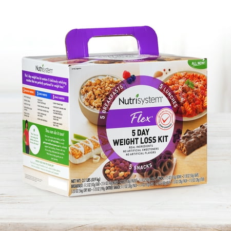 Nutrisystem Flex 5 Day Weight Loss Kit, 2.1 Lbs, 15 (Best Meal Supplement For Weight Gain)