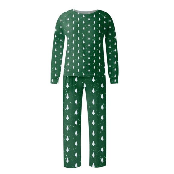 Men‘s Christmas Family Matching Pajamas Sets Holiday Pajama PJ Sets Jammies for Family