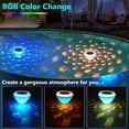 thumbnail image 5 of Zisupridco Solar Floating Pool Lights, RGB Color Changing Auto Glow Pool Lights That Float, Waterproof Floating Lights for Pool, Pond, Garden, Fountain Pool, Fish Tank, Bar Decor - 1PC, 5 of 9