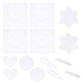 thumbnail image 2 of 14PCS Fuse Beads Boards Clear Plastic Pegboards Children's DIY Educational Tool for Kids Craft Beads, 2 of 6