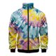 thumbnail image 3 of Chaqueta con estampado 3D de espiral de colores a la moda para hombre, estilo hip hop, de gran tamaño, con cremallera y personalidad, para niños y mujeres, 3 of 5