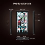 MUSICOZY 128GB MP3 Player with Bluetooth WiFi,Android 12 OS MP3&MP4 Players with 5 Touchscreen and 64GB ROM,1080P 120Hz,16MP Camera,Digital Music Player with Spotify,Audible,Play Store for Students
