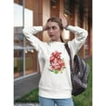 thumbnail image 2 of Heart Design I Love You. Sweatshirt Women -Image by Shutterstock, Female Small, 2 of 4
