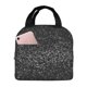 thumbnail image 1 of Easygdp Black And White Dotted Bolsa Térmica Premium - Tela Oxford Impermeable, Gran Capacidad, Bolsillo Frontal, Unisex para Trabajo, Escuela, Actividades al Aire Libre y Picnics, 1 of 8