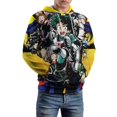 thumbnail image 6 of Boku No Hero Mha Sweatshirt For Mens And Womens Fashion Hoodies Pullover Athletic Daily Hoody Hooded With Pocket And Drawstring Adult Unisex Sweatshirt Gift, 6 of 8