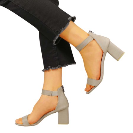 

NECHOLOGY Leather Sandals Women Size 12 Ladies Simple Fashion Sandals Print Snake Heel Block High Sandals Women Fashion Beige 9