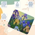 thumbnail image 3 of PhooArto Comfortable Mouse Pad Iris Purple Painting Desktop Mousepad , 21 x 25 cm Mouse Mat, Non-Slip Rubber Base, Improves Speed and Precision, 3 of 7
