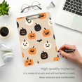 thumbnail image 3 of FORMRS Acrylic Clipboard with Low Profile Clip Standard A4 Letter Size, 12.5" x 9", Beige Halloween Pumpkin, 3 of 8