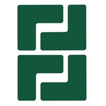 Brady Floor Tape,Green,2 inx5 in,L,PK20 104431