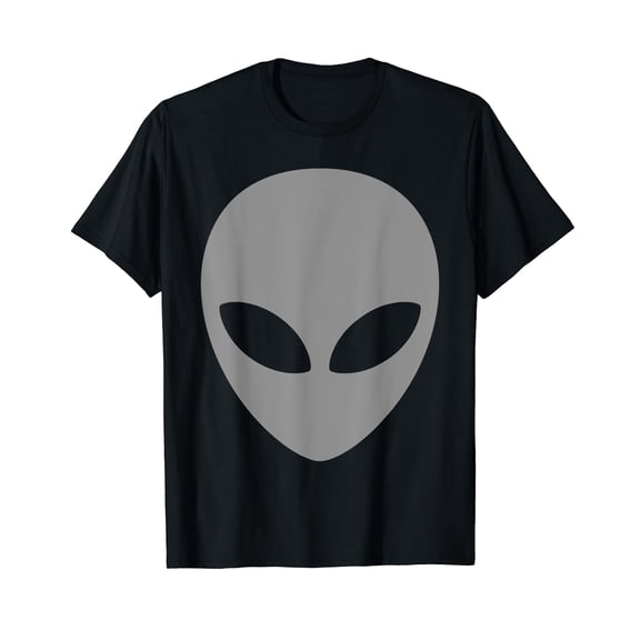 Grey Alien T Shirt Scary Grey Alien Head Tee Shirt