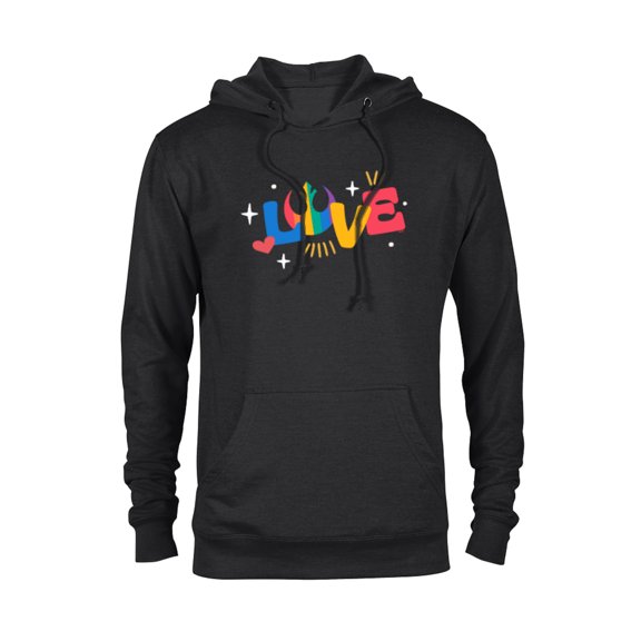 Star Wars Pride Love Rainbow Rebel Resistance Symbol - Pullover Hoodie for Adults - Customized-Black