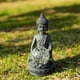 thumbnail image 4 of Buddha Statue Resin Figurines Outdoor Asian Lotus Solar LED for, 4 of 9