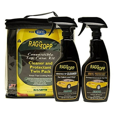 raggtopp convertible top vinyl cleaner & protectant kit 16 (Best Way To Clean A Convertible Top)