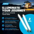 thumbnail image 2 of Camco RV Replacement Bulb F8T5Cw Fluorescent | 8Watt | 2-Pack | White (54880), 2 of 9