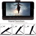thumbnail image 6 of for iPhone SE2/SE 3rd 2022/7/8 4.7" Phone case[RFID Blocking Leather],[3 Credit Card Slot] Flip Folio Book Shockproof Protector,Holder Stand case,Women Men for Apple SE Wallet Cover,Black, 6 of 12