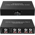 thumbnail image 1 of 4-Way Bi-Directional L/R Stereo Audio Selector, 1 of 9