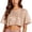 Beige, variant on Sequin Capelet Tops for Women, Sparkly Cropped Short Sleeve Bolero for Dance, Concerts, Parties and Evening