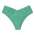 thumbnail image 4 of MSJUHEG Bikini Bottoms for Women,Bathing Suit Bottoms for Women Tummy Control,Scrunch Butt Bikini Bottoms,V Cut Bikini Bottom,Scrunch Bikini Bottoms,High Waisted Bikini Bottoms Mint Green XL, 4 of 5