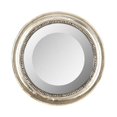 thumbnail image 1 of Zentique EST11184 Gold 12 x 12 x 1.5 in. Norbert Mirror, Distressed Gold, 1 of 1