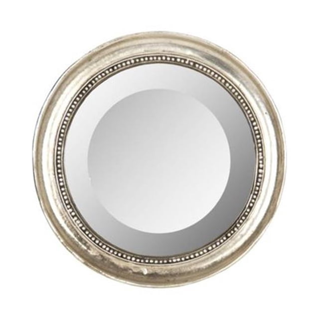 Zentique EST11184 Gold 12 x 12 x 1.5 in. Norbert Mirror, Distressed Gold