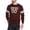 Red - deepburgundy, variant on Weatherproof Mens Varsity Pullover Sweater, Red, Large