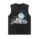 thumbnail image 1 of Camisetas Vintage de Hip Hop, camisetas sin mangas de gran tamaño informales con Gato de dibujos animados, camisetas Retro lavadas de manga corta, Chaleco de algodón sin mangas, 1 of 4