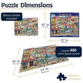 thumbnail image 2 of 500-Piece Jigsaw Puzzle — (Large Pieces), Gift for Adults, Seaside Village Series.,Multicolor, 2 of 5