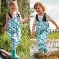 thumbnail image 5 of EnJoCho Toddlers 𝖶aterproof Rain Pants Lightweight Mud Proof Bib Overalls Suspender Rainwear Reflective for Kids Fishing Outdoor Gear All Weather Protection, 5 of 5