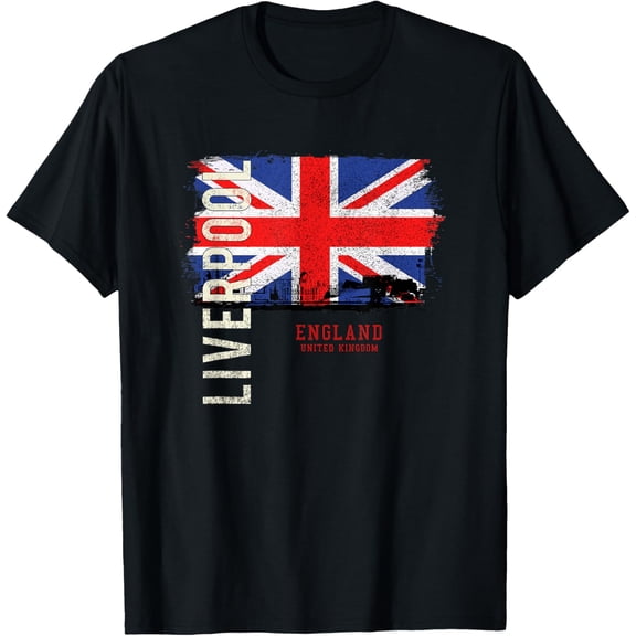 t-shirt Liverpool England Great Britain Europe T-Shirt mens,black,women,funny,journey,Crew Neck, Short Sleeve,custom clothing patterns.gift