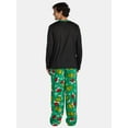 thumbnail image 3 of Dr. Seuss Merry Grinchmas Matching Family Pajama Set, 2-Piece, Men's, 3 of 9