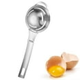 thumbnail image 2 of Clearance Egg Separator Egg Yolk White Separator Stainless Steel Egg White Yolk Sifting Filter Egg Divider Kitchen Tool for Baking Cake, Kitchen Gadget Cooking/Baker Tool, 2 of 8