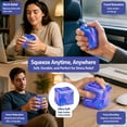 thumbnail image 2 of Cubo antiestrés Muhubaih, juguete sensorial cuadrado para apretar, azul, 2 of 7