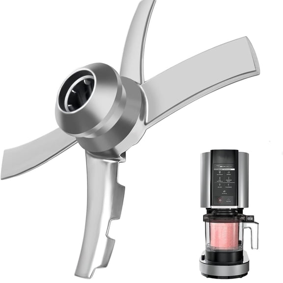 SVNOOC Stainless Steel Replacement Blade Paddle for Ninja Creami Deluxe NC301 Series Ice Cream Maker