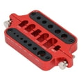 thumbnail image 1 of Plantilla De Estación Aislante, Plantilla De Estación Aislante De Soldadura De Ajuste Perfecto, Fácil De Instalar, Rojo, Negro, Plateado Para XT90 Mgaxyff Insulate Station Jig, 1 of 8