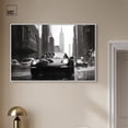 thumbnail image 3 of Driving in the Rain NYC Canvas Elegant Photography by Art Remedy, White Frame, 45 x 30, 3 of 7