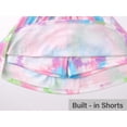 thumbnail image 6 of Cooltree Trendy Girl Skort - Multicolored Tie - Dye Print Summer Skirts with Shorts Size 14, 6 of 7
