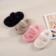 thumbnail image 3 of Pantuflas mullidas para niñas, pantuflas para uso exterior, sandalias de princesa de moda para niñas, pantuflas de algodón de felpa a la moda, 3 of 6