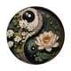 thumbnail image 3 of Camisetas armoniosas con agarre para teléfono celular Yin Yang Lotus PopGrip, 3 of 6