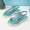 Blue, variant on Dpytoraw Girl Princess Sandals Rhinestone Slingback Sandals Sandals Elastic Ankle Strap Casual Bohemian Beach Shoes Girls Sandals For Wedding Size 10