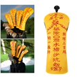 thumbnail image 3 of Portable Golf Club Driver Headcover Wood Hybrid PU Covers Sleeves - , 35.5X17CM, 3 of 10