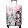 thumbnail image 1 of Travel Luggage Cover Suitcase Protector Fits 18-32 Inch Luggage Wheel Covers Patterned Travel Related Items Flower Luggage Protector Elastic Luggage Anti-scratch Suitcase Cover XL, 1 of 5