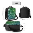 thumbnail image 2 of Naloa Green Disco Lights Lunch box Lunch bag for men women Large capacity Lunchbox Insulated Lunch bag Lunch box cooler, 2 of 7