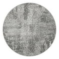thumbnail image 3 of Unique Loom Sofia Collection Area Rug - Rainier (5' 1" Round Dark Gray/Gray), 3 of 7