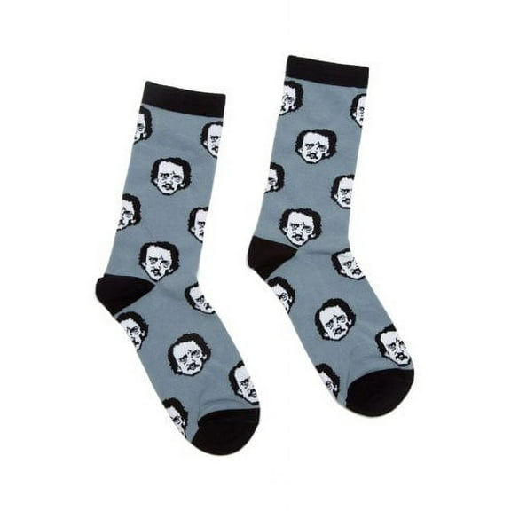 Edgar Allan Poe-Ka Dot Socks - Small