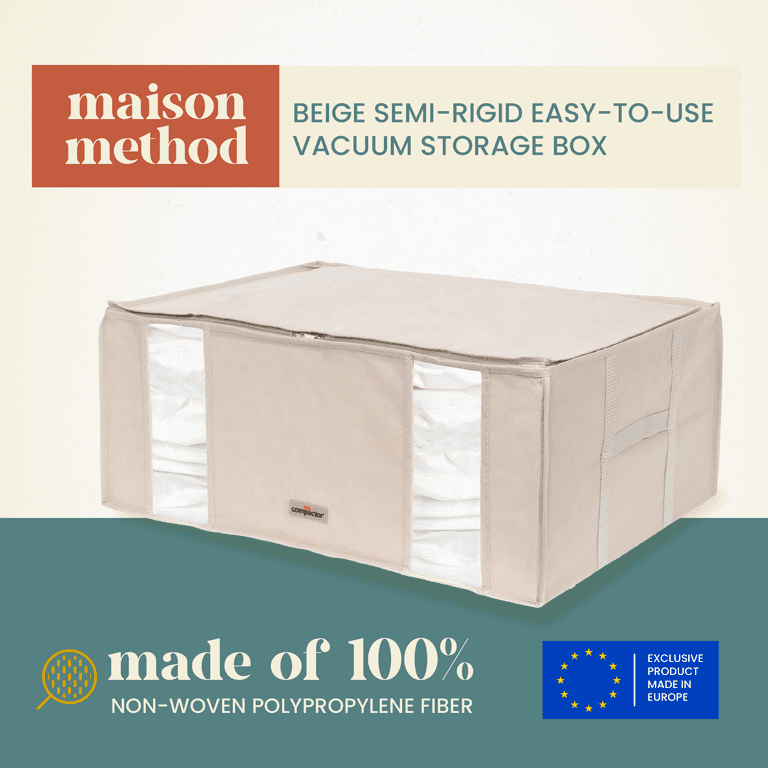 Vacuum Storage Box, Beige, Xxl, Range by Compactor
