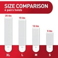 thumbnail image 4 of Command 4 lb White Picture Hanging Strips, 6 Pairs, 4 of 9